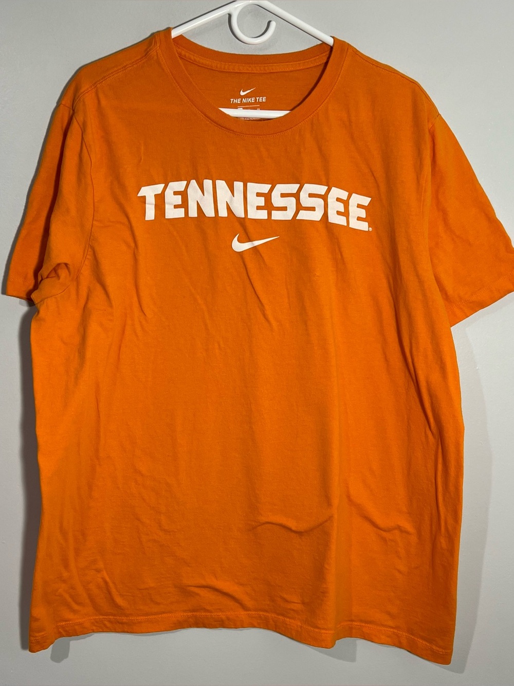 Nike Tennessee Volunteers Orange White Short Sleeve T-Shirt Mens Extra Large XL